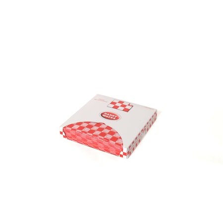 Handy Wacks Handy Wacks 12"x12"x2.5" Red Checkerboard Deli Wrap, PK6000 FDP12RC